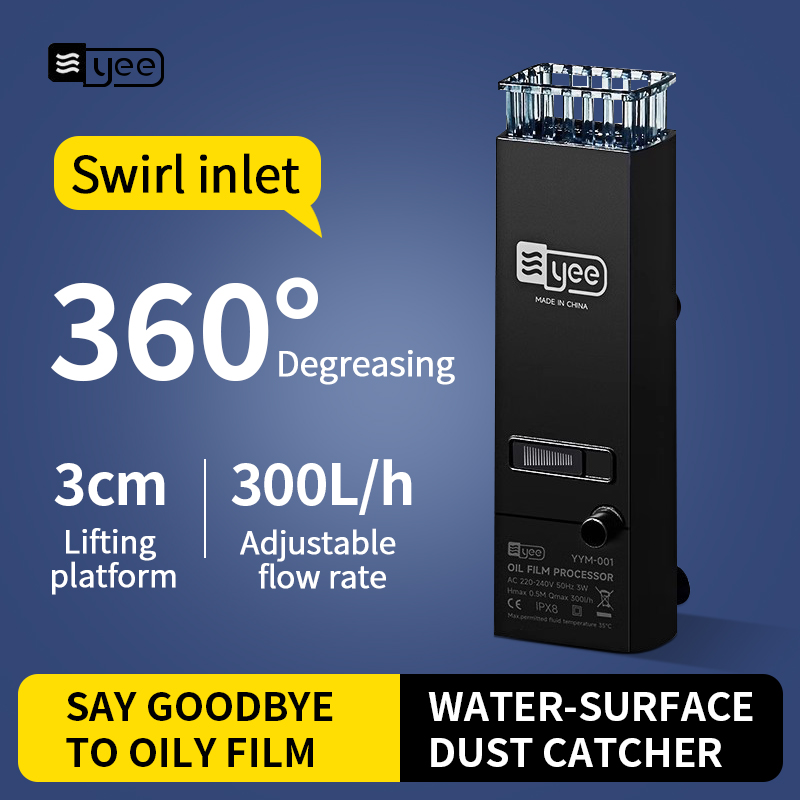 Reef Tank Filter - 3W 수족관 표면 오일 스키머 필터