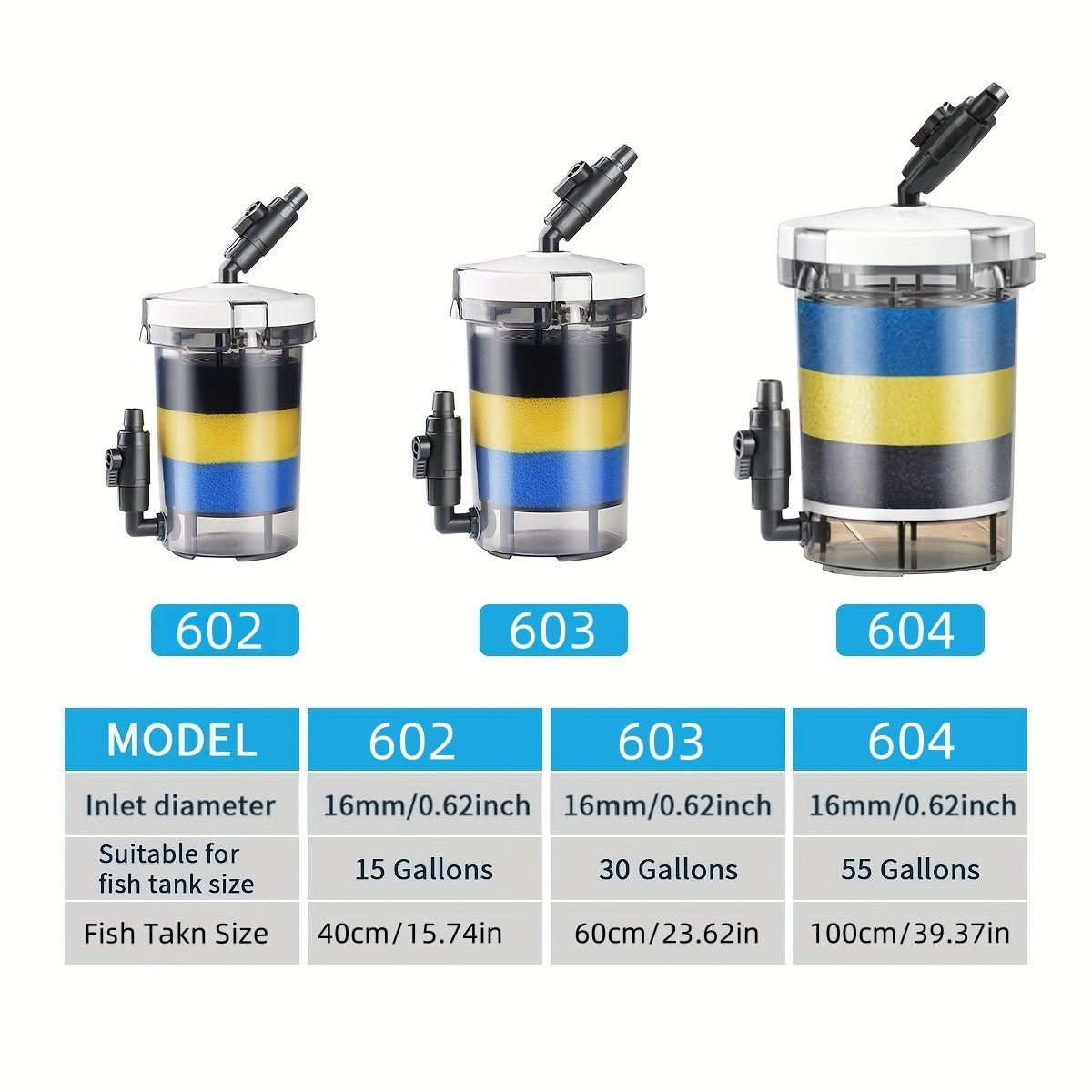 SUNSUN EW-602 EW-603 EW-604 무소 - Reef Tank Filter 리뷰 및 가격