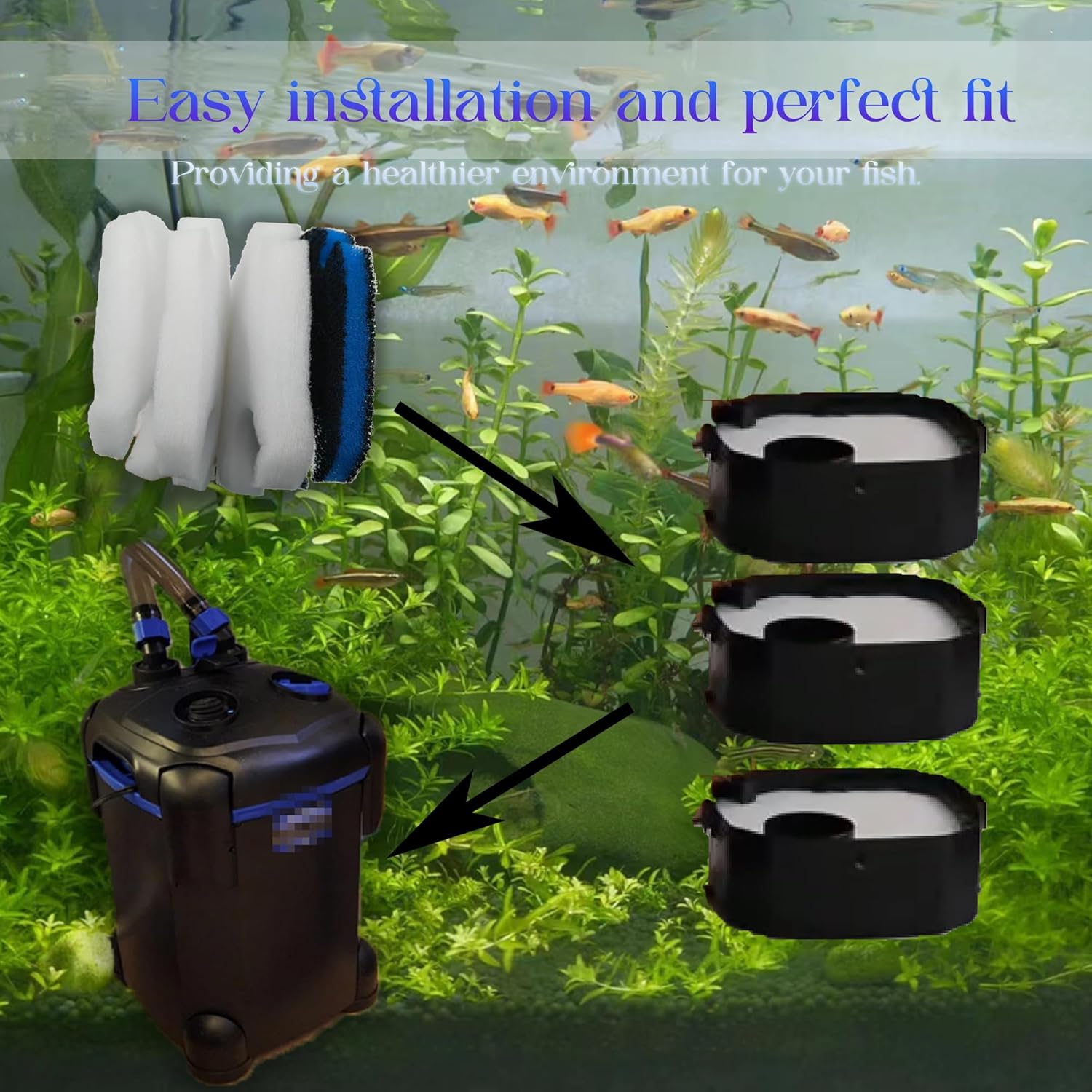 AMOSIJOY 172/225/265/264GPH용 필 - Reef Tank Filter 리뷰 및 가격