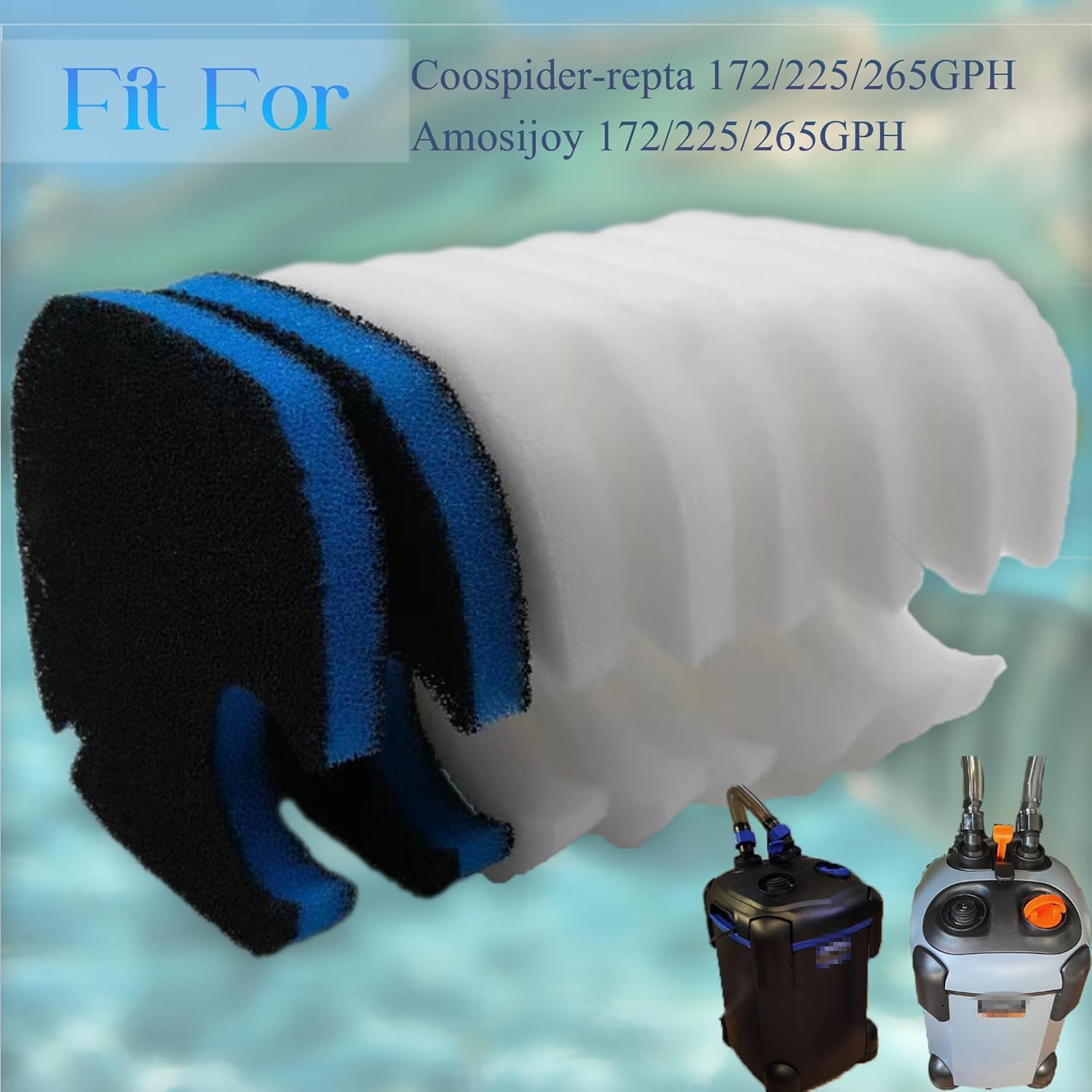 AMOSIJOY 172/225/265/264GPH용 필 - Reef Tank Filter 리뷰 및 가격